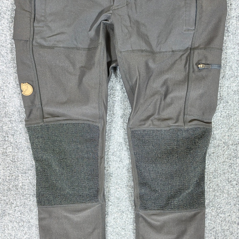 Fjallraven Abisko Trekking Tights Mens Small Dark Grey Hiking Technical Pants - Picture 10 of 12